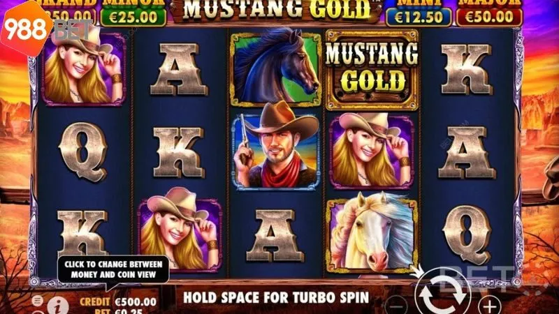 Nổ Hũ Mustang Gold - Jackpot khủng, chiến thắng với mỗi vòng quay 4 no-hu-mustang-gold